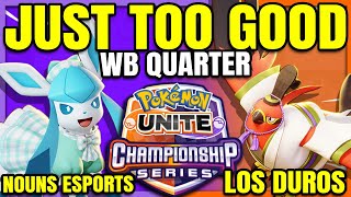 COMPLETE DOMINATION Nouns Esports vs Los Duros - UCS January EU | Pokemon Unite