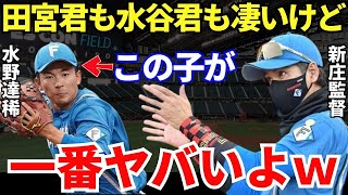 新庄監督「この子が超ヤバい」新庄監督が絶賛した水野達稀の実力がとんでもないレベル！！