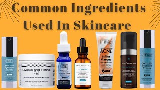 Common Skincare Ingredients|Explained