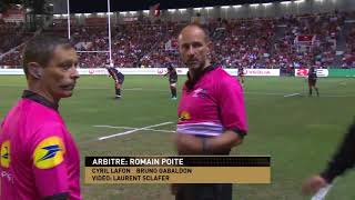 Quand Romain Poite fusille du regard le speaker de Mayol