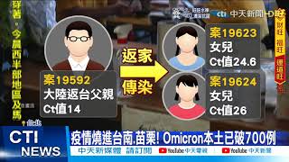 【每日必看】O毒本土已破700例!陸返台男17天發病 傳染2女兒@中天新聞CtiNews 20220213