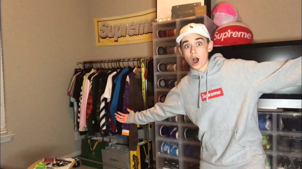 MY ENTIRE HYPEBEAST ROOM TOUR!!! - YouTube