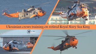 [4K] Ukrainian crews training on ex-Royal Navy Sea King