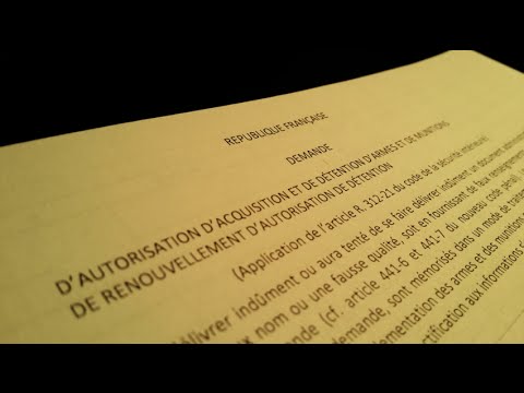 Faire Une Demande D'autorisation , D'acquisition Et De Détention D'arme ...