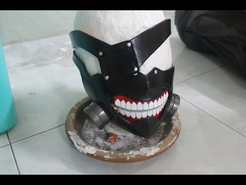 Tokyo Ghoul - kaneki mask foam Tutorial Tokyo Ghoul - kaneki mask foam Tutorial