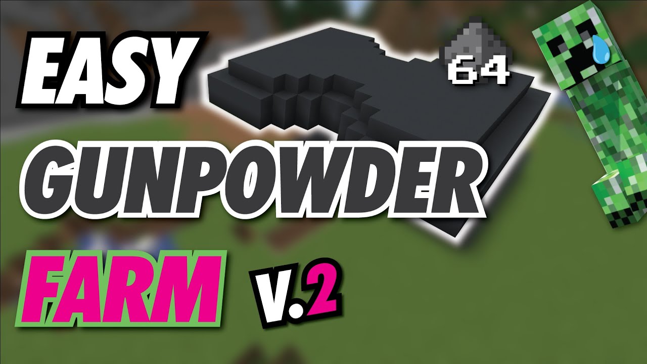 SIMPLE AUTO CREEPER FARM | AUTO GUNPOWDER👌 [10,000+ GUNPOWDER PER HOUR ...