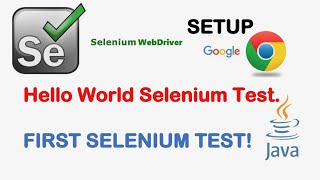 How to write First Selenium WebDriver Test in Java | Hello World Selenium | Selenium WebDriver Setup