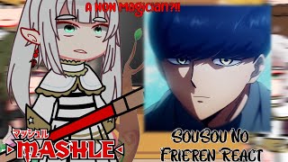 SouSou no Frieren react to Mashle Magic || Mash Burnedead || Frieren react