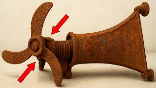 Restoring a 120-Year-Old Natural Gas Fan | Antique Gas-Powered Fan Restoration