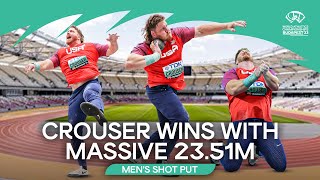 Crouser shatters championship record in shot put final | World Athletics Championships Budapest 23