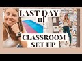 LAST DAY OF CLASSROOM SET UP | VLOG | 2nd Grade Teacher