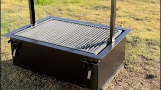 How to build a Santa Maria Grill in 3 minutes