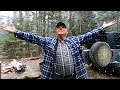 Donnie at Off Grid Cabin to Coyote Trap