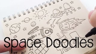 Space doodles | Doodle for Kids | Doodle with Me