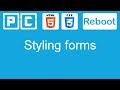 HTML5 and CSS3 beginners tutorial 51 - styling forms