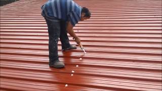 Rusted roof coating video