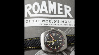 c1970 Roamer Stingray S men's vintage divers watch, with internal bezel.  Model ref' 471.9120.602