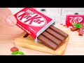 🍫 SWEET Miniature KITKAT Cake Decorating 🍫Satisfying Tiny Kitkat Chocolate Cake Recipe - Mini Yummy