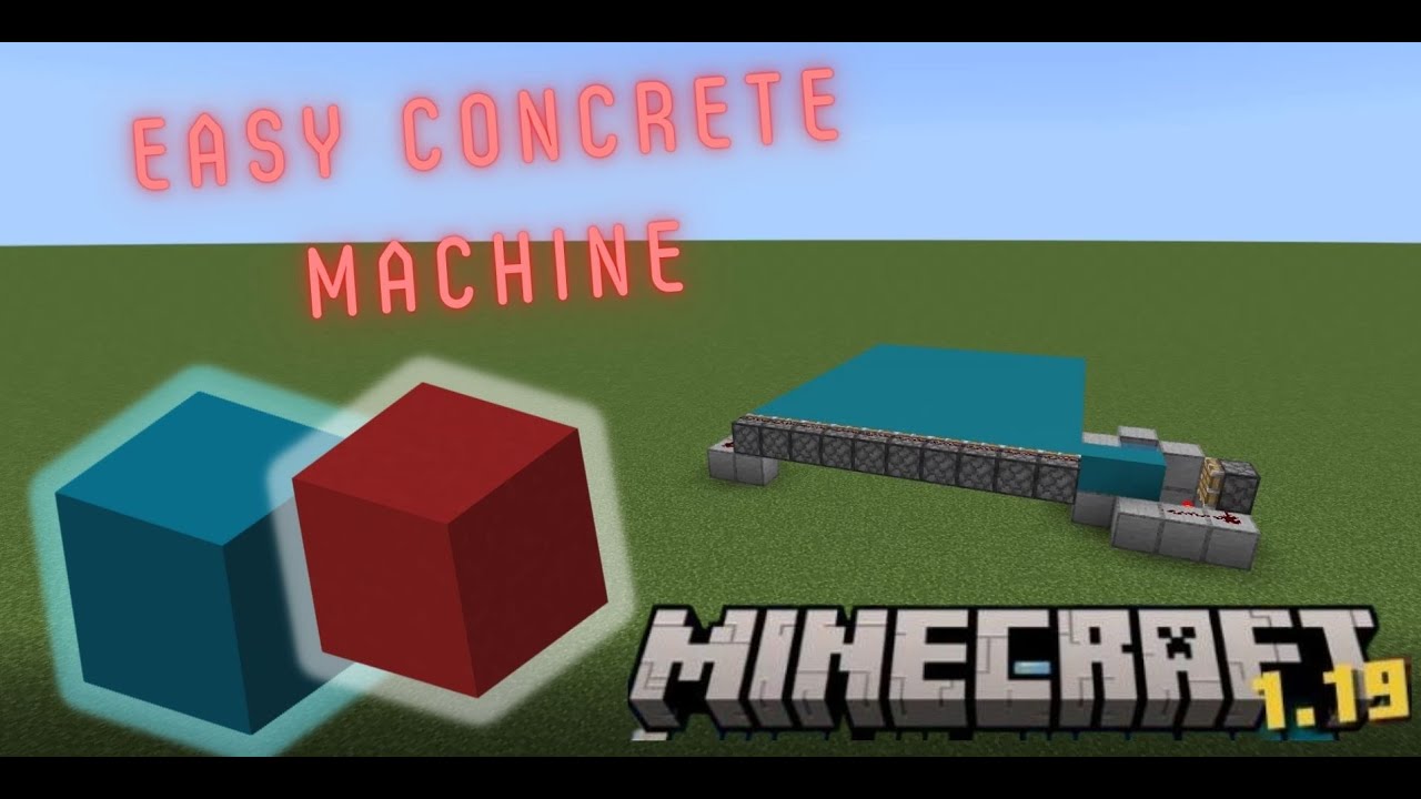 Concrete Maker Minecraft Bedrock At Sandra Madrigal Blog