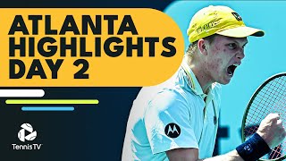 Paul Faces Sock, Brooksby, Kokkinakis, Paire all in Action | Atlanta 2022 Day 2 Highlights