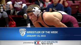 Stanford's Connor Schram named Pac-12 Wrestler of the Week for Jan. 19