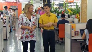 "60 Minutes" talks with founder of Alibaba, largest e-commerce company