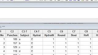 Multiple regression (Minitab)