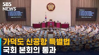 '예타 면제' 가덕도 신공항 특별법 국회 본회의 통과 / SBS