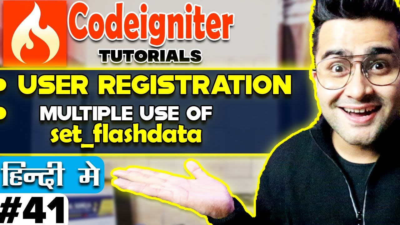 Codeigniter Mini Project Tutorial In Hindi рџ ў User Registration рџ ў