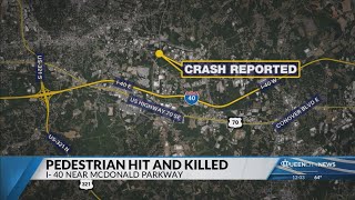 Pedestrian killed in crash on I-40 in Hickory: NCSHP