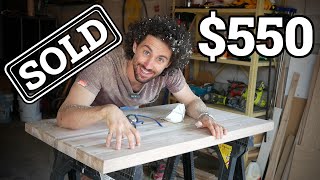 Turning a Free Pallet into a $550 Table