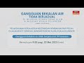 Gangguan bekalan air tidak berjadual di wilayah Klang/Shah Alam & wilayah Kuala Selangor