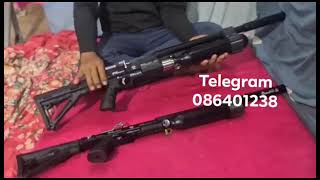 កាំភ្លើងបាញ់សត្វ airgun M4  អាចទំនាក់ទំនងតាម Telegram 086401238 ឬ comments នៅខាងក្រោមបាន