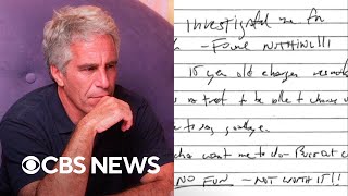 Why is a suicide note apparently written by Jeffrey Epstein emerging now?