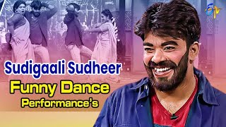 Sudigaali Sudheer Funny Dance | Extra Jabardasth | Reshmi, Roja, Mano | ETV Telugu