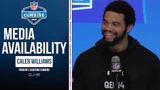 Caleb Williams: “The Patriots were cool. The room wasn’t as packed…| NFL Combine Interview