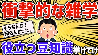 【2ch有益スレ】みんなの人生に使える雑学と豆知識トリビアを挙げてけｗ【ゆっくり解説】