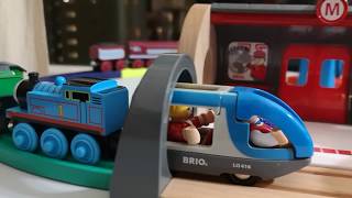 Railway, Brio, Subway, Smart train washing Machine Thomas and Friends, building color Blocks, track,