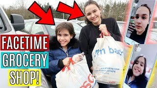 KID'S GROCERY SHOP VIA FACETIME!! #69 VLOG