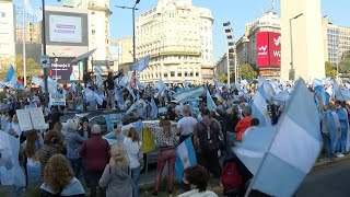 Protestas en calles de Argentina contra el gobierno y la cuarentena | AFP