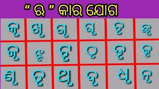 “ ଋ ” କାର ଯୋଗ | Odia Barnamala |Odia Matraphala | aa Kara joga | Odia Matra sikhyaa