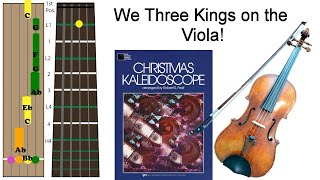 How to Play We Three Kings on the Viola (Tabs Tutorial)