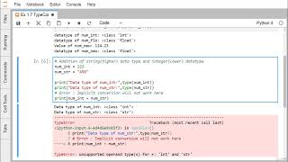 Learn Python From Beginner To Advanced Level : 13 Tutorial 13 Python Data Type Conversion