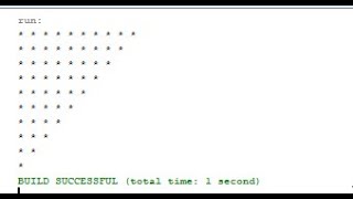 java Programs to print inverted half pyramid using * and numbers