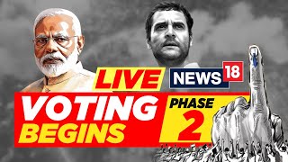 India General Elections 2024 Live | Lok Sabha elections Phase 2 Live | Voter Turnout Updates | N18L