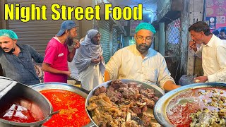 70/- Rs - PUNJABI DHABA STREET FOOD | AYUB BONG PAYE | NIGHT DINNER FOOD STREET DHABA | DESI ORGANIC