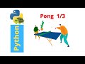Python Turtle Graphics Tutorial - Pong Game, 1/3