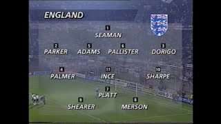 1993/94 - Holland v England (1994 World Cup Qualifier - 13.10.93)