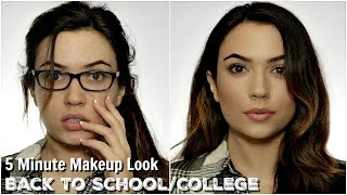 5 Minute Makeup Routine for School / College / Work Everyday
