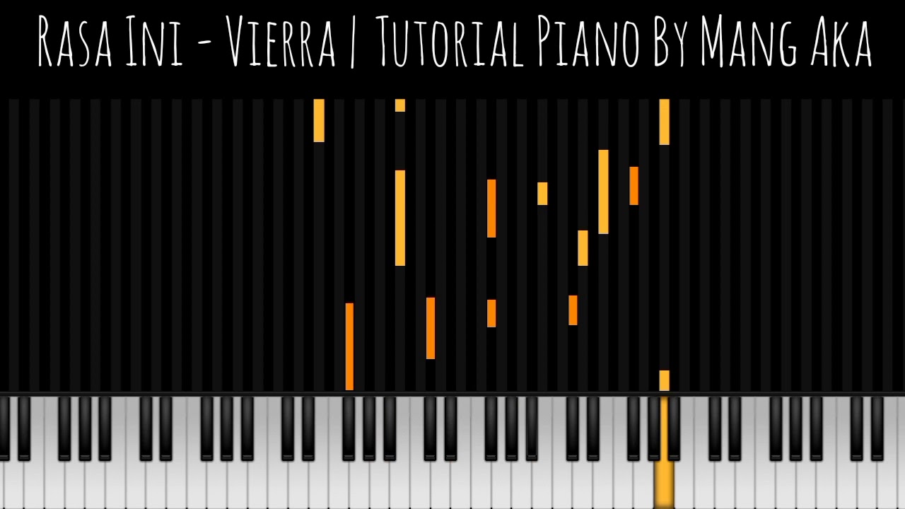 Rasa Ini - Vierra | Piano Tutorial - YouTube